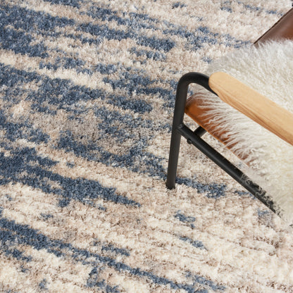 Nourison Luxuriöser Shag Abstract Glam Ultra Plüsch-Teppich