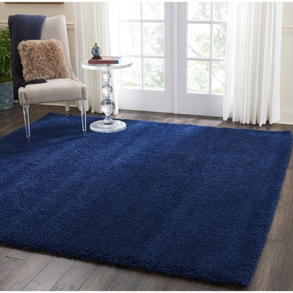 Nourison Malibu Shag Moderner Plüsch-Teppich in fester Ausführung
