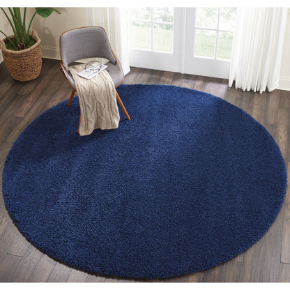 Nourison Malibu Shag Moderner Plüsch-Teppich in fester Ausführung