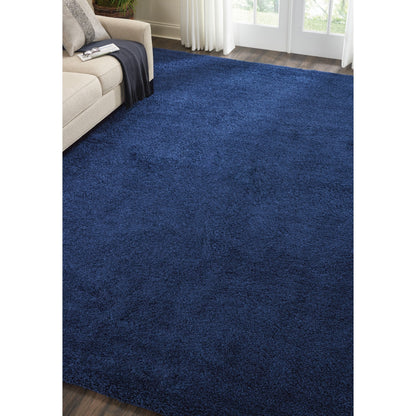 Nourison Malibu Shag Moderner Plüsch-Teppich in fester Ausführung