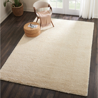 Nourison Malibu Shag Moderner Plüsch-Teppich in fester Ausführung