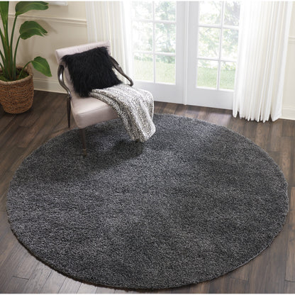 Nourison Malibu Shag Moderner Plüsch-Teppich in fester Ausführung
