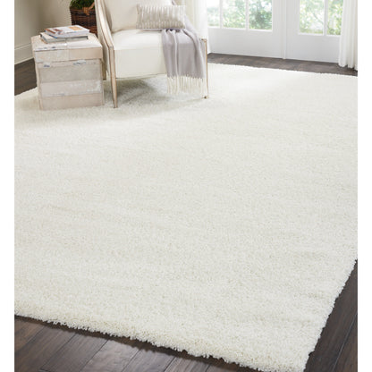 Nourison Malibu Shag Moderner Plüsch-Teppich in fester Ausführung