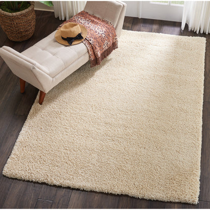 Nourison Malibu Shag Moderner Plüsch-Teppich in fester Ausführung