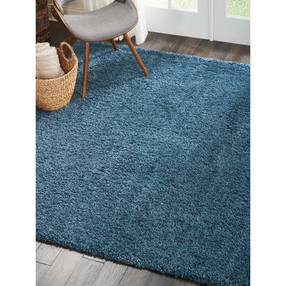 Nourison Malibu Shag Moderner Plüsch-Teppich in fester Ausführung