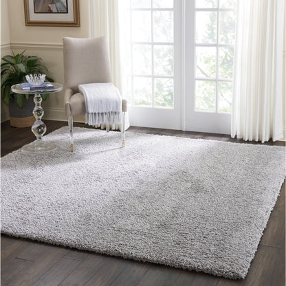 Nourison Malibu Shag Moderner Plüsch-Teppich in fester Ausführung