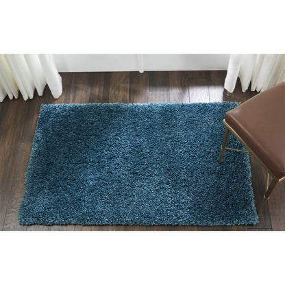 Nourison Malibu Shag Moderner Plüsch-Teppich in fester Ausführung