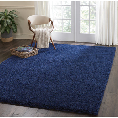 Nourison Malibu Shag Moderner Plüsch-Teppich in fester Ausführung