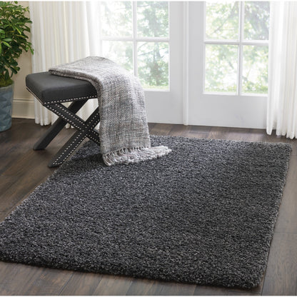 Nourison Malibu Shag Moderner Plüsch-Teppich in fester Ausführung