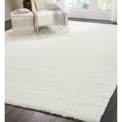 Nourison Malibu Shag Moderner Plüsch-Teppich in fester Ausführung