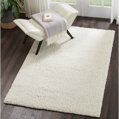 Nourison Malibu Shag Moderner Plüsch-Teppich in fester Ausführung