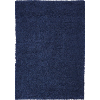 Nourison Malibu Shag Moderner Plüsch-Teppich in fester Ausführung