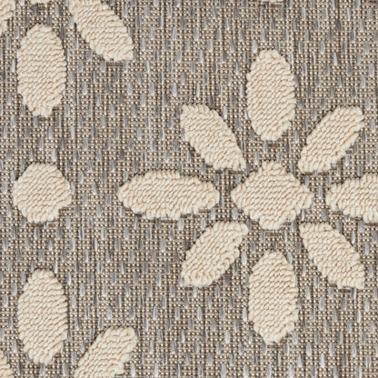 Nourison Palamos Modern Floral Hi Low Geometric Indoor Outdoor Area Rug
