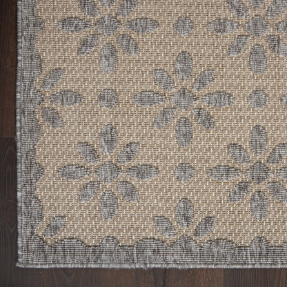 Nourison Palamos Modern Floral Hi Low Geometric Indoor Outdoor Area Rug