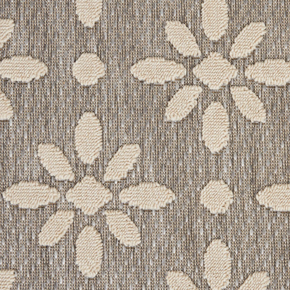 Nourison Palamos Modern Floral Hi Low Geometric Indoor Outdoor Area Rug