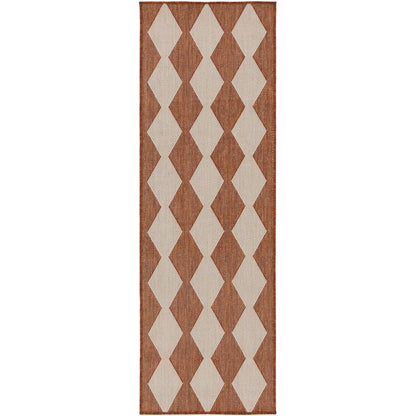 Nourison Positano Geometrischer Teppich für drinnen und draußen