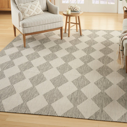 Nourison Positano Geometrischer Teppich für drinnen und draußen