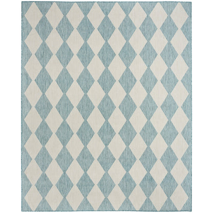 Nourison Positano Geometrischer Teppich für drinnen und draußen