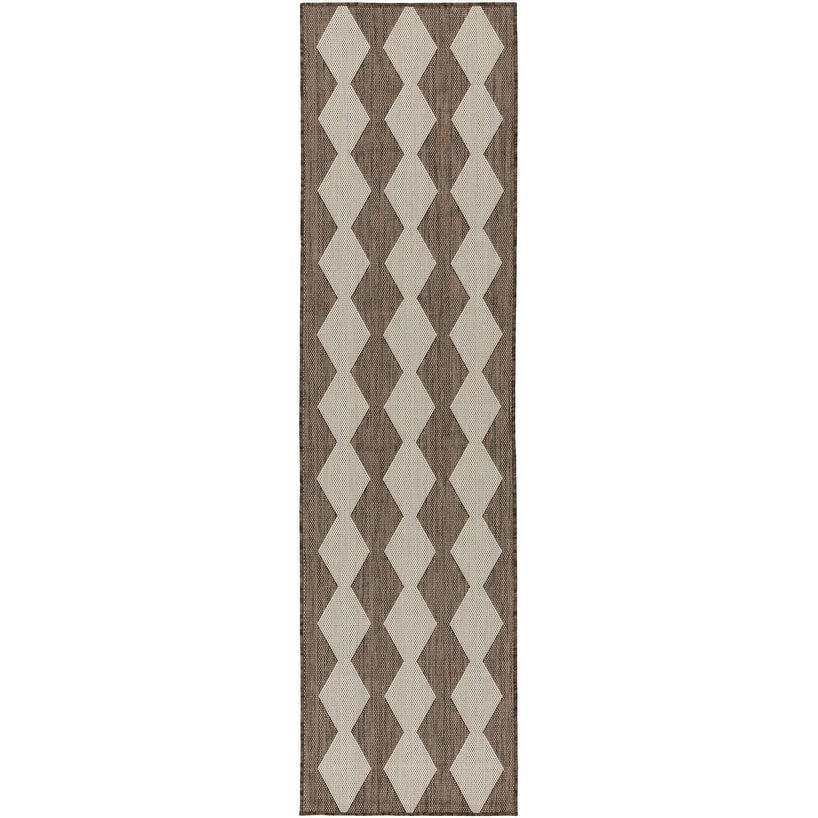 Nourison Positano Geometrischer Teppich für drinnen und draußen