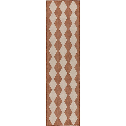 Nourison Positano Geometrischer Teppich für drinnen und draußen