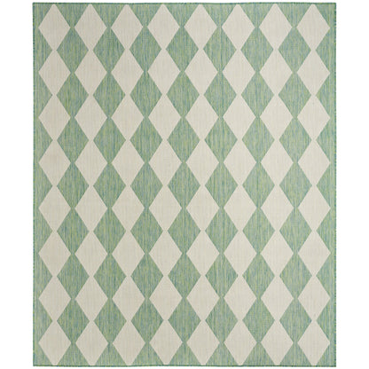 Nourison Positano Geometrischer Teppich für drinnen und draußen