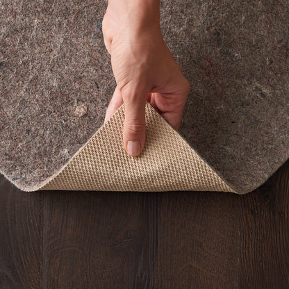 Nourison Reversible rutschfeste Teppichunterlage mit zwei Oberflächen – Hellbraun