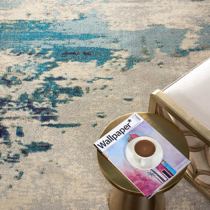 Nourison Moderner abstrakter Sublime-Teppich