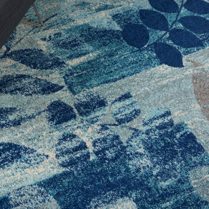 Nourison Tranquil Floral Leaves Area Rug