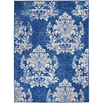 Nourison Whimsicle French Country Botanical Elfenbein-Marine-Teppich