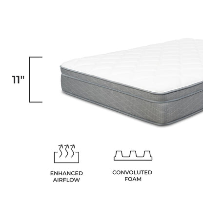 NuForm 11 Mittelweiche Pillow-Top-Matratze