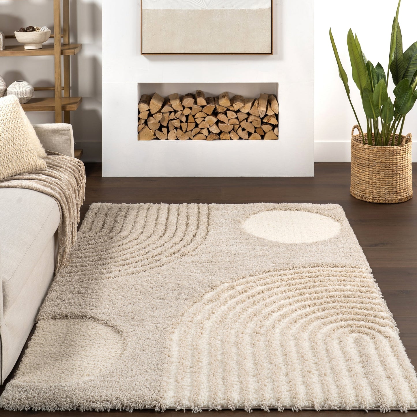 Nuloom Gloria Abstrakter Shag-Teppich