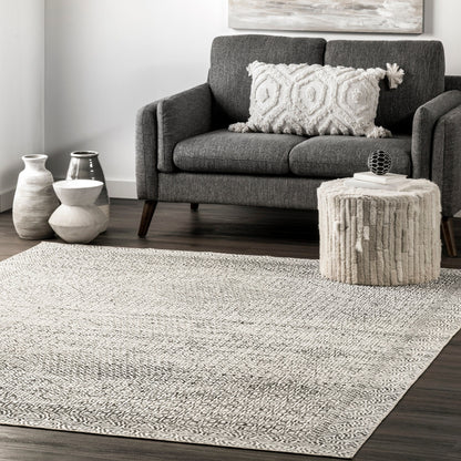 Nuloom Hart SpinClean Abstrakter Tribal-Teppich, maschinenwaschbar