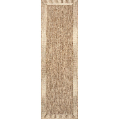 Nuloom Leah Classic Bordered Indoor/Outdoor-Teppich