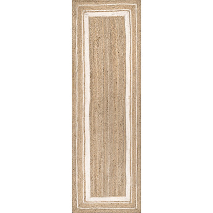 Nuloom Rikki Coastal Geflochtener Jute-Teppich