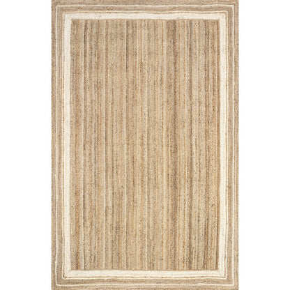 Nuloom Rikki Coastal Geflochtener Jute-Teppich