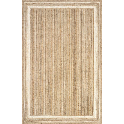 Nuloom Rikki Coastal Geflochtener Jute-Teppich