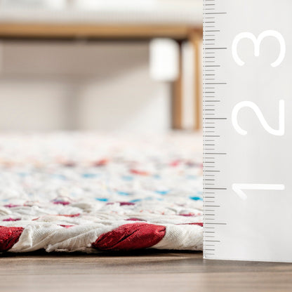 Nuloom Tammara Bohemian Handgeflochtener Flächenteppich