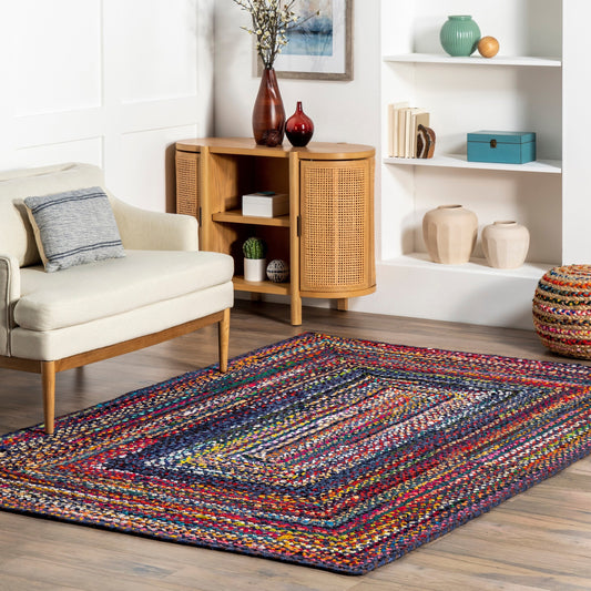 Nuloom Tammara Bohemian Handgeflochtener Flächenteppich
