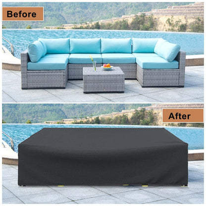 Wasserdichte Abdeckung für Terrassenmöbel-Sets, Abdeckung für Sofagarnituren im Freien