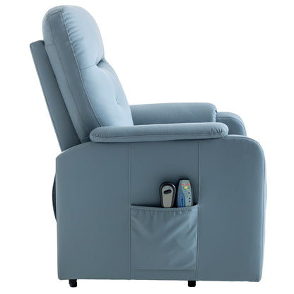 Roomfitters Massage Recliner Chair Electric Power Lift Chairs with Side Pocket, Adjustable Massage and Heating Function