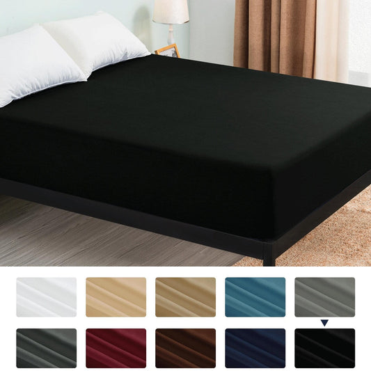 Subrtex Premium-Mikrofaser-Spannbettlaken mit tiefen Taschen, 15 Zoll