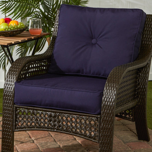 Sunbrella 2-teiliges Premium Deep Seat Outdoor-Kissenset