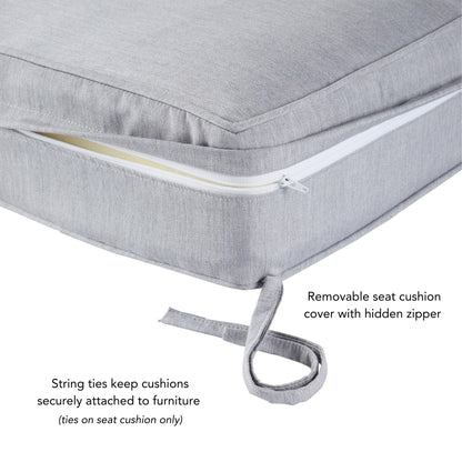 Sunbrella 2-teiliges Premium Deep Seat Outdoor-Kissenset