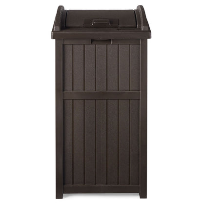 Suncast 30 Gallon Hideaway Mülleimer für den Außenbereich, Cyberspace