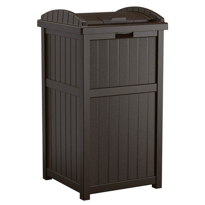 Suncast 30 Gallon Hideaway Mülleimer für den Außenbereich, Cyberspace