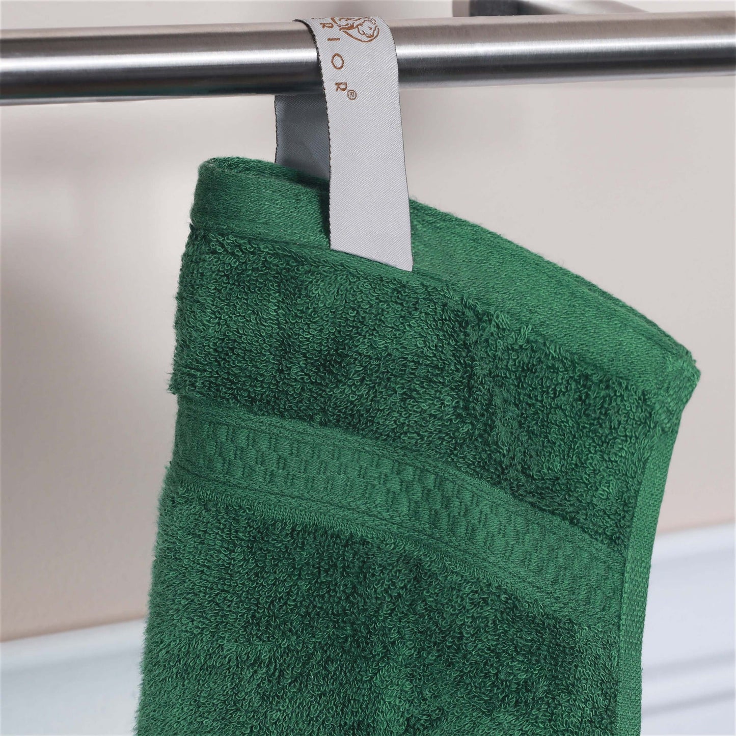 Hochwertiges 8-teiliges Badetuch-Set, Viskose aus Bambus und Baumwolle