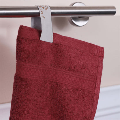 Hochwertiges 8-teiliges Badetuch-Set, Viskose aus Bambus und Baumwolle