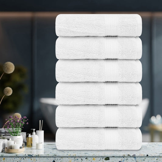 Hochwertige Handtücher aus Baumwolle, 600 g/m², 45,7 x 71,1 cm, von Ample Decor, 6 Stück