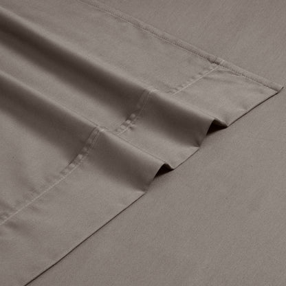 Hochwertiges Bettlaken-Set aus Baumwollmischung mit 1200 Fadenzahl, solide, tiefe Taschen