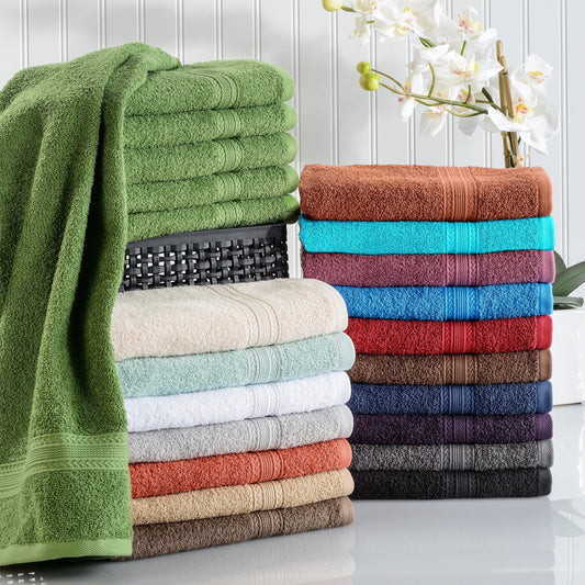 Hochwertiges, umweltfreundliches, weiches und saugfähiges Handtuch aus Baumwolle – (6er-Set)